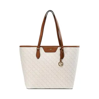 L.Credi, Damen, Tasche, Filiberta Shopper Tasche 32 Cm, Weiss, (15 l)