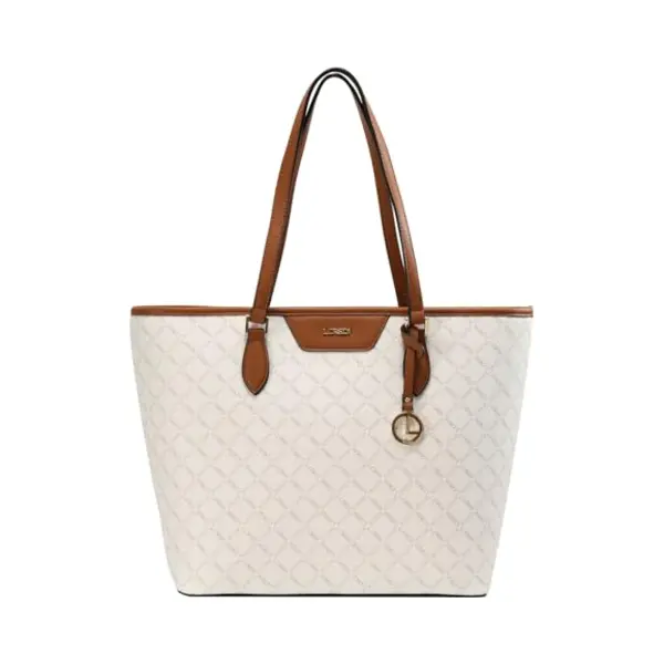 L.Credi, Damen, Tasche, Filiberta Shopper Tasche 32 Cm, Weiss, (15 l) thumbnail