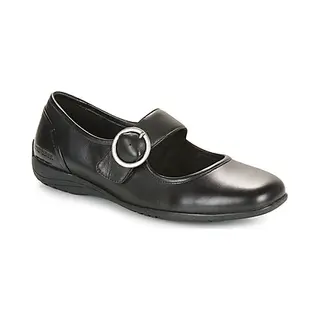 Josef Seibel Damen Riemchenballerinas Fenja 18, Frauen Flats, Weite G (Normal), Slip-ons, spangenballerinas, Mary-Jane, Black-Black, 36 Eu