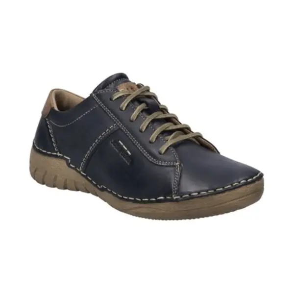 Josef Seibel Damen Low-Top Sneaker Felicia 02, Weite G (Normal), Wechselfußbett, straßenschuhe, Strassenschuhe, Ocean-Kombi, 37 Eu thumbnail