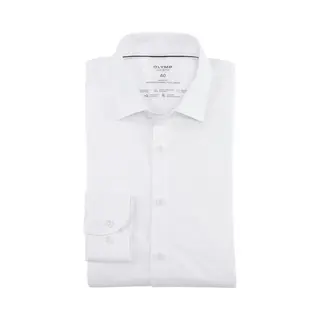 Olymp Level Five 24/Seven Jersey Shirt Wit, Effen