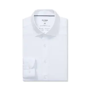 Olymp Level Five 24/Seven Jersey Shirt Wit, Effen
