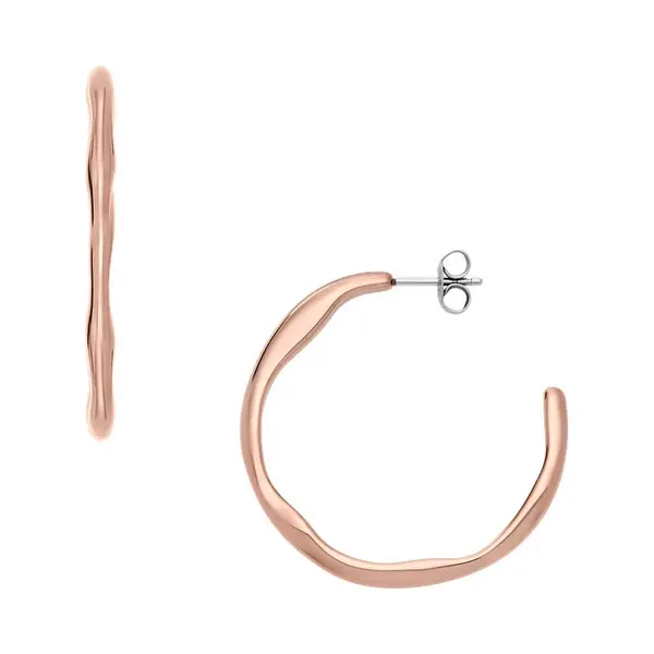 Skagen Women's Rose Gold Tone Stainless Steel Or Semi- Precious With Post Closure Earrings thumbnail
