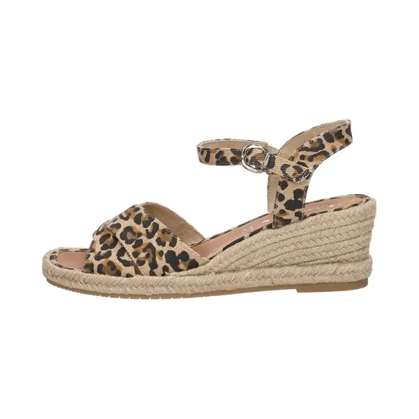 Tamaris Sandales à Lanières Pour Femme, Sandales Pour Femme, Léopard, 6 Uk thumbnail