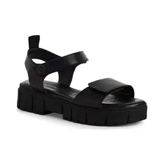 Tamaris Sandalette Damen Blockabsatz Schwarz, Eu 38