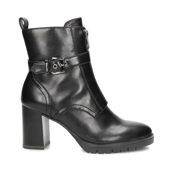 Tamaris Dameslaars Heel 1-25380-45 Enkellaarzen Voor Dames, Zwart., 38 Eu thumbnail