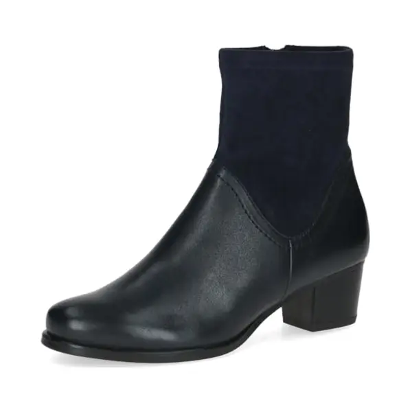 Caprice Damen Stiefeletten Mit Reißverschluss Kleiner Absatz, Blau (Ocean Comb), 40 Eu thumbnail