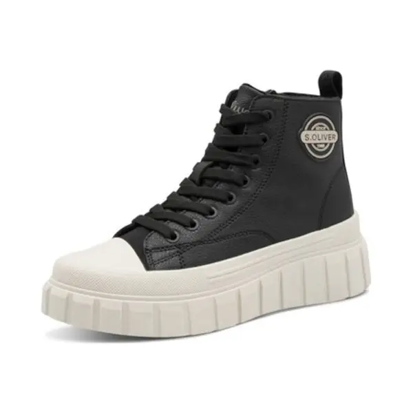 S.Oliver Turnschuhe Plateau Schnürstiefelette 5-25200-45-001 thumbnail