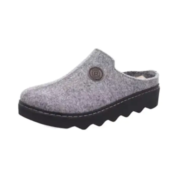 Rohde Easy N 35 Clogs Damen Hausschuhe Pantolette Filz 6120 80 Grau, Schuhgröße, 43 Eu thumbnail