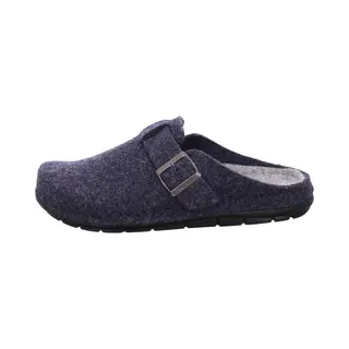 Rohde Herren Pantoffel Aus Recyceltem Softfilz Riemen Mit Schnalle Rodigo-H 6747, Größe, 42 Eu, Farbe, Blau
