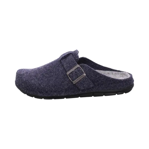 Rohde Herren Pantoffel Aus Recyceltem Softfilz Riemen Mit Schnalle Rodigo-H 6747, Größe, 42 Eu, Farbe, Blau thumbnail