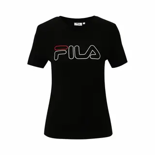 Dames-T-Shirt Met Korte Mouwen Fila FAW0335 80010 Zwart - Xs