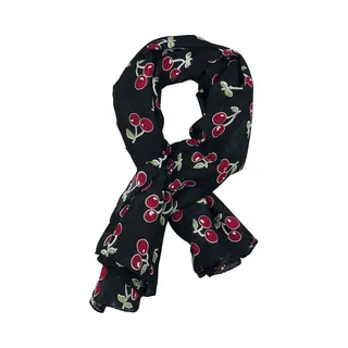 Rock Daddy Rockabella Cherrys Tuch Schwarz Grün Rot