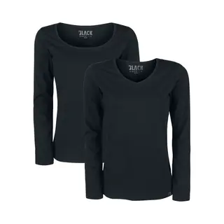 Black Premium By Emp Longsleeve Double-Pack Long-sleeve Shirt Black