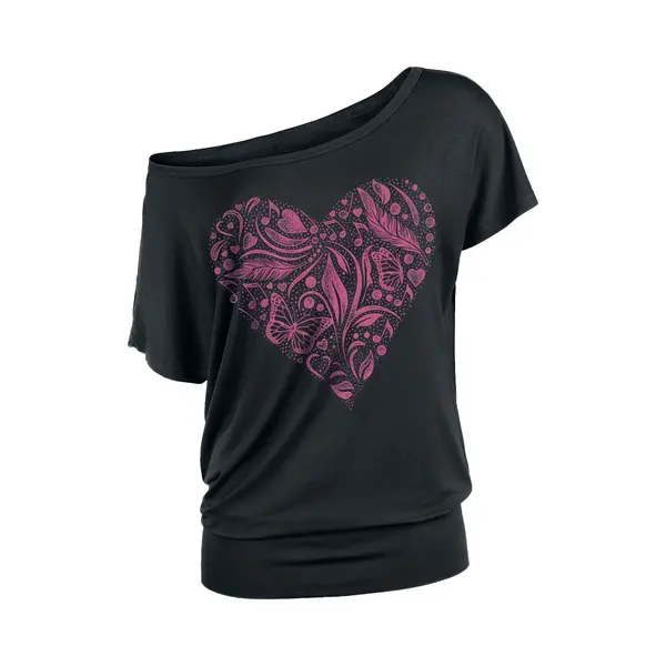 Full Volume By Emp Black T-shirt With Print And Crew Neck T-Shirt Black thumbnail
