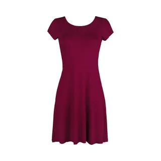 Black Premium By Emp Red Dress With Back Cut-out And Decorative Lacing Mini Dress Red