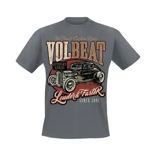 Volbeat Louder And Faster T-Shirt Grey