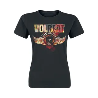 Volbeat Burning Skullwing T-Shirt Black