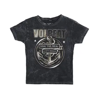Volbeat Kids - Rewind, Replay, Rebound T-Shirt Charcoal