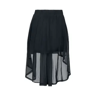 Gothicana By Emp Skirt With Transparent Details Mini Skirt Black