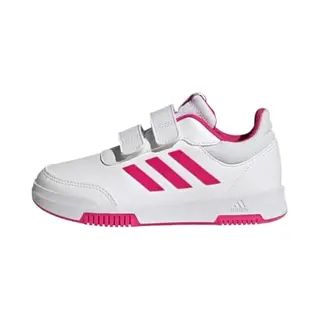 Adidas Unisex Kids Tensaur Hook And Loop Shoes, Cloud White/Magenta/Core Black, 2 Uk