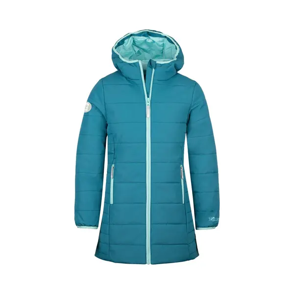 Trollkids Girls Stavanger Coat 116, Olive thumbnail
