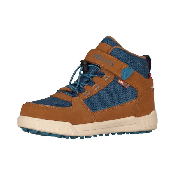 Trollkids Gryllefjord Mid Cut Wandelschoenen Bruin, Blauw Eu 31 Jongens, Meisjes thumbnail