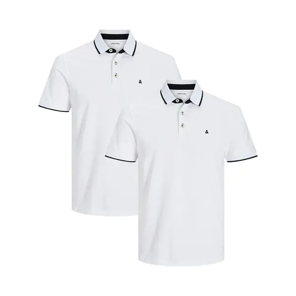 Jack & Jones Heren Poloshirt 2 Pack Paulos - Slim Fit thumbnail