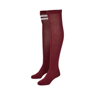 Urban Classics Damen Ladies College 2-Pack Socken, Burgundy, 35-38