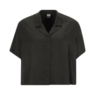 Women's Short Sleeve Shirt Urban Classics Viscose Satin Resort Gt
