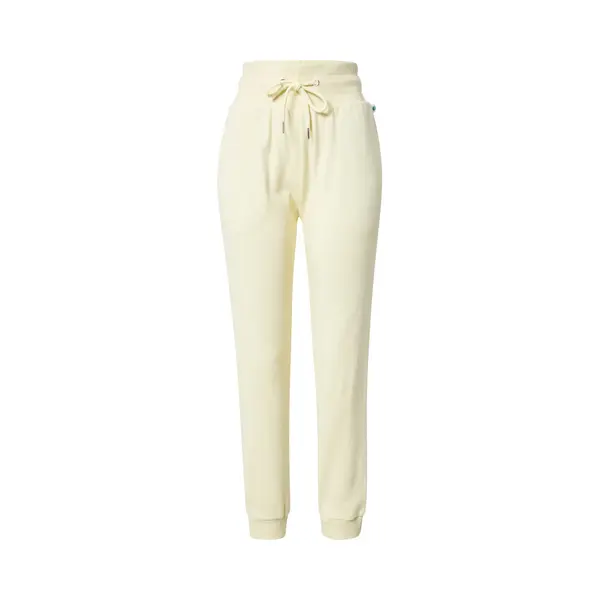 Urban Classics Damen Ladies Organic High Waist Sweat Pants Softyellow, S thumbnail