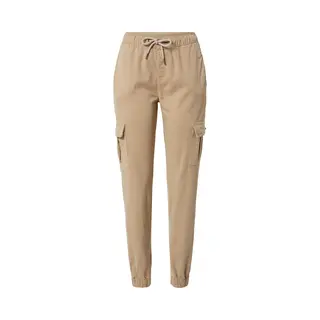 Urban Classics Damen Ladies High Waist Cargo Comfort Jogging Pants Hose, Softtaupe, 5XL
