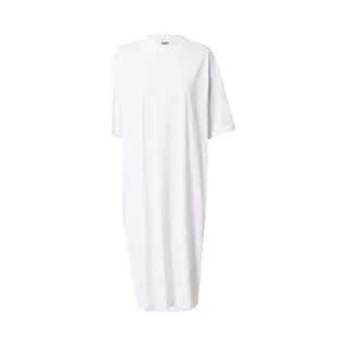 Urban Classics Damen Ladies Organic Long Oversized Tee Dress Kleid, Weiß, M Eu