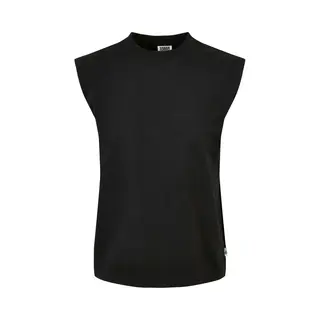 Urban Classics Damen Ladies Organic Heavy Padded Shoulder Tank Top Black, Xxl