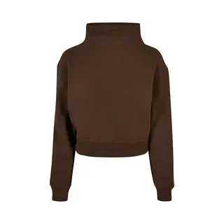 Sweatshirt Mit Kurzem Rundhalsausschnitt Mit Hohem Kragen Frau Urban Classics Organic Gt