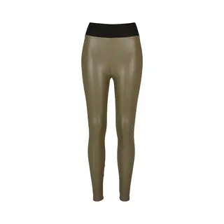 Women's High-waisted Faux Leather Leggings Urban Classics