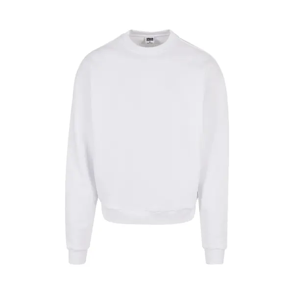 Urban Classics Herren Ultra Heavy Crew Sweatshirt, White, 5XL thumbnail