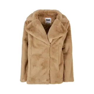 Women's Coat Urban Classics Lapel Teddy Gt