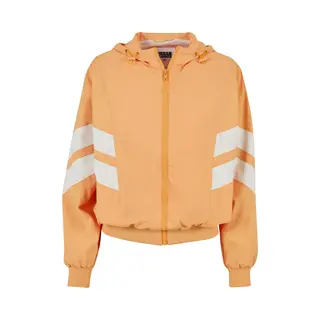 Urban Classics Damen Jacke Ladies Crinkle Batwing Jacket Col.paleorange/whitesand 4XL