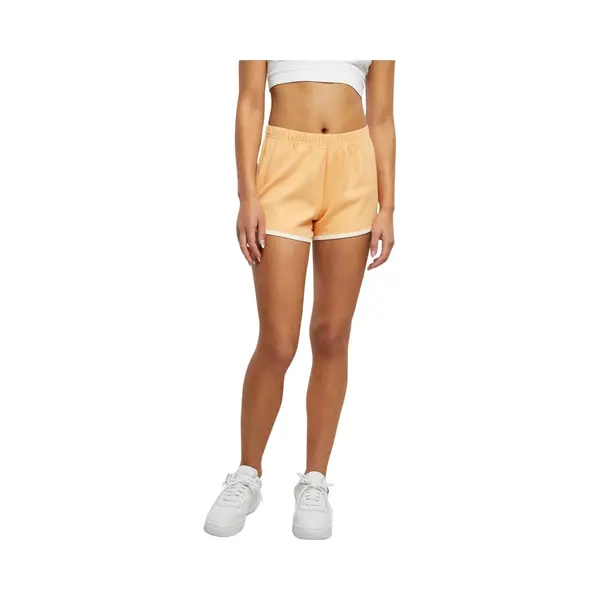 Urban Classics, Damen, Shorts, Ladies Organic Interlock Retro Hotpants, Beige, (M) thumbnail