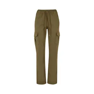 Cargohose Mit Hoher Taille, Damen Urban Classics Twill