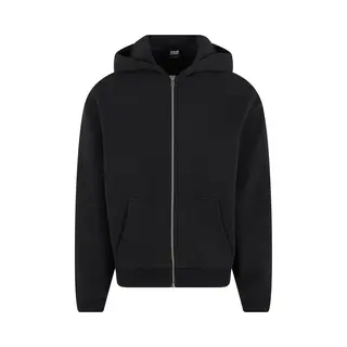 Urban Classics Herren Hoodie Kapuzenpullover Fluffy Zip - Regular Fit