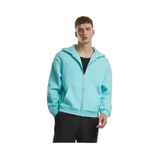 Urban Classics Herren Hoodie Kapuzenpullover Fluffy Zip - Regular Fit