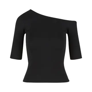 Women's T-shirt Urban Classics Organic Asymmetric Rib
