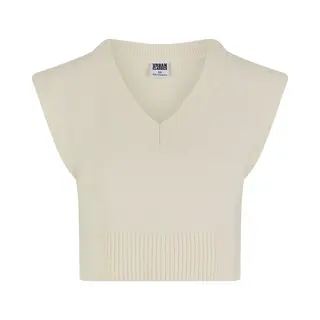 Urban Classics Damen Pullunder Ladies Soft Knit Pullunder, Damen-Pullunder Aus Weichem Strick, V-Ausschnitt, Kurz Geschnitten, Größen Xs - Xl
