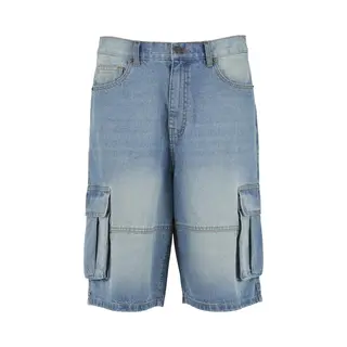 Denim Cargo Shorts Urban Classics Relaxed