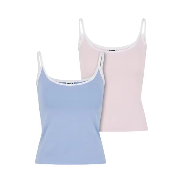 Women's Tank Top Urban Classics Contrast Basic (x2) thumbnail