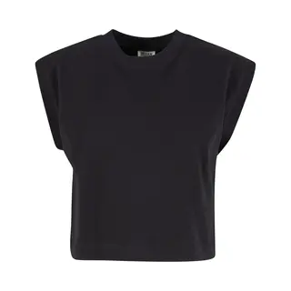 Urban Classics, Damen, Shirts, Ladies Oversized Boxy Heavy Tee - 193271, Schwarz, (3XL)