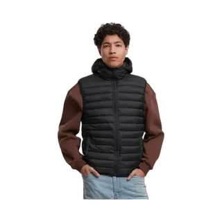 Urban Classics - Light Weigh With Hood Mouwloos Jacket - 5XL - Zwart