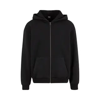 Urban Classics Herren Tb7613-vintage Heavy Zip Hoodie Sweatshirt, Schwarz, L Eu
